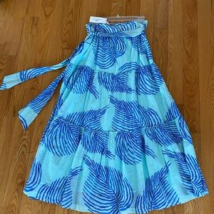 new w/ tags Palm Frond Maxi Skirt Vineyard Vines